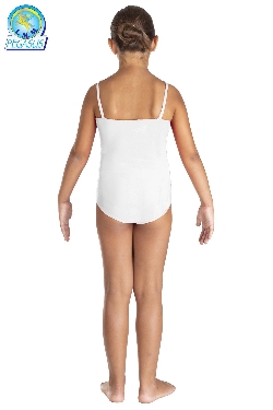 BODY LYCRA SPALLINE TINTA UNITA BIANCO BAMBINA